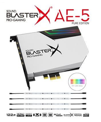 クリエイティブメディア Sound Blasterx Ae 5 のスペシャルカラー Ledテープ増量の限定版を発売 日本経済新聞