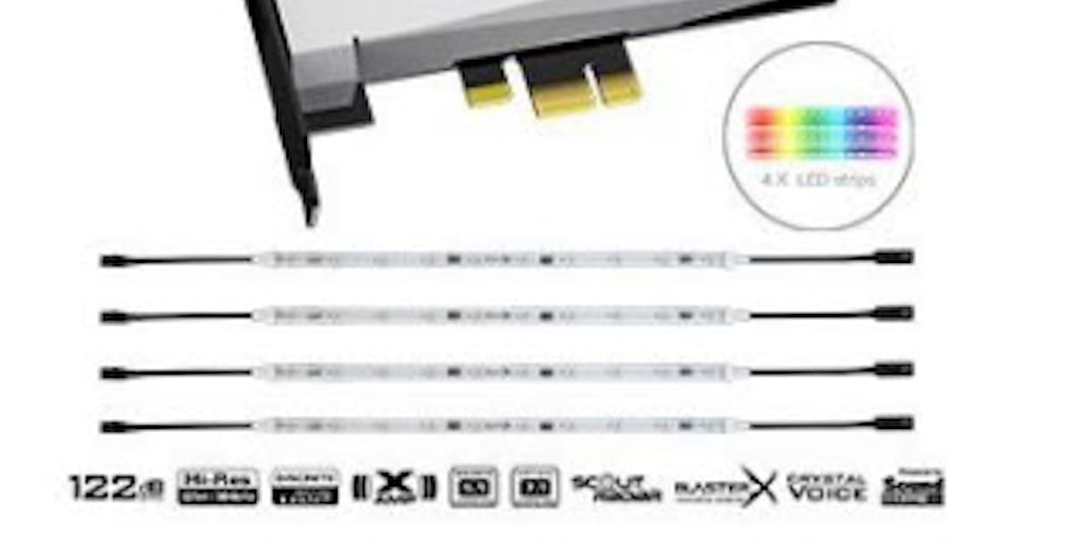クリエイティブメディア Sound Blasterx Ae 5 のスペシャルカラー Ledテープ増量の限定版を発売 日本経済新聞
