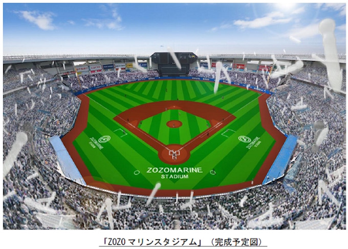 ミズノ Zozo マリンスタジアム にミズノ野球専用人工芝 Ms Craft Baseball Turf が採用 日本経済新聞
