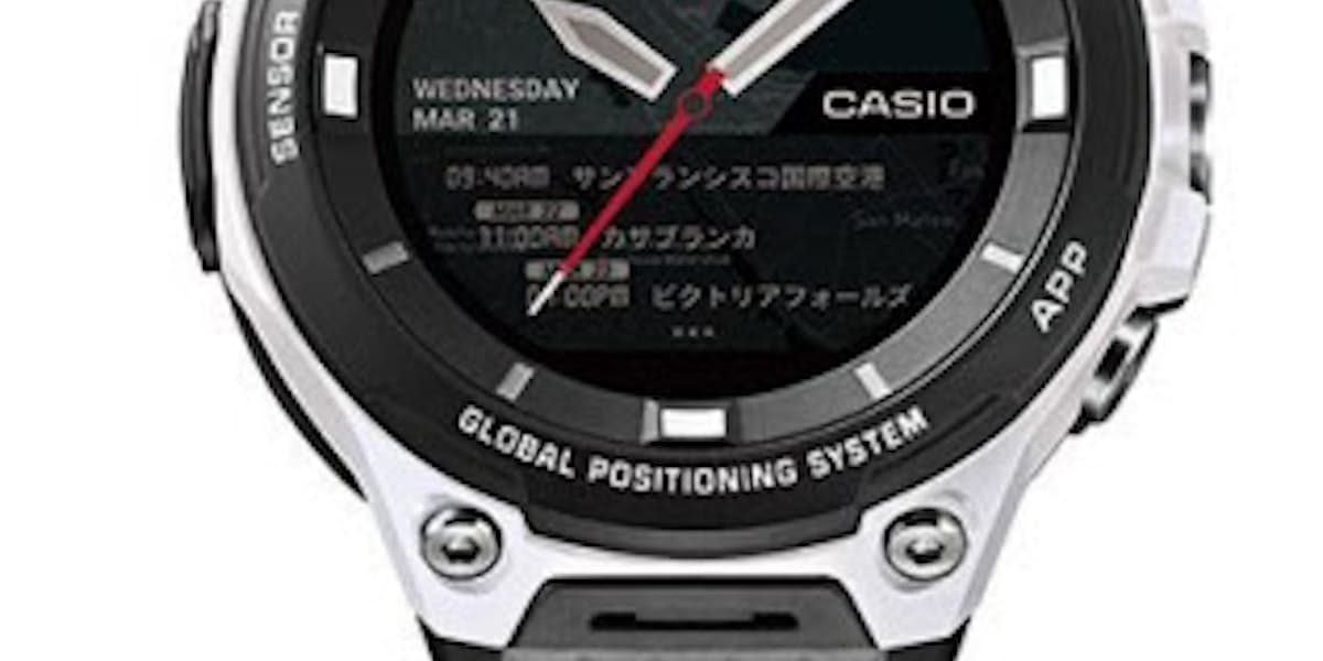 カシオ フローライトホワイトのカラーリング採用 Wsd F We を世界限定1500個発売 日本経済新聞