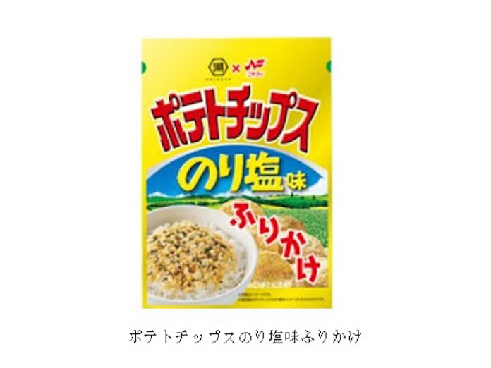 湖池屋 二チフリ食品がコラボ商品 ポテトチップスのり塩味ふりかけ を発売 日本経済新聞 湖池屋 二チフリ食品がコラボ商品 ポテトチップスのり塩味ふりかけ を発売 日本経済新聞