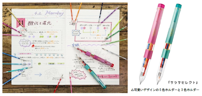 ゼブラ ジェルボールペンシリーズ サラサクリップ のインクをカスタマイズできる多機能ペン サラサセレクト を発売 日本経済新聞