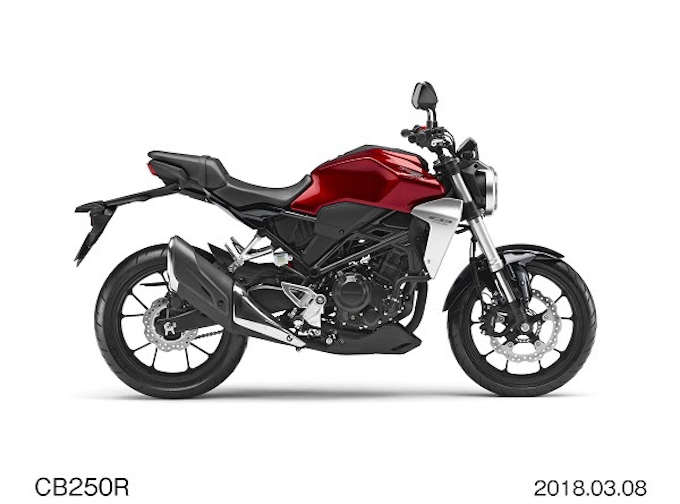 ホンダ 軽二輪ネイキッドロードスポーツモデル Cb250r を発売 日本経済新聞