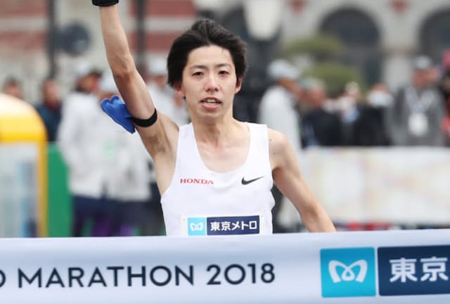 東京マラソン2018で日本新記録をマークする快走を見せた設楽悠太選手