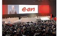 ドイツでも原発政策で議論が起こっている。エネルギー大手エーオンの株主総会（5日）