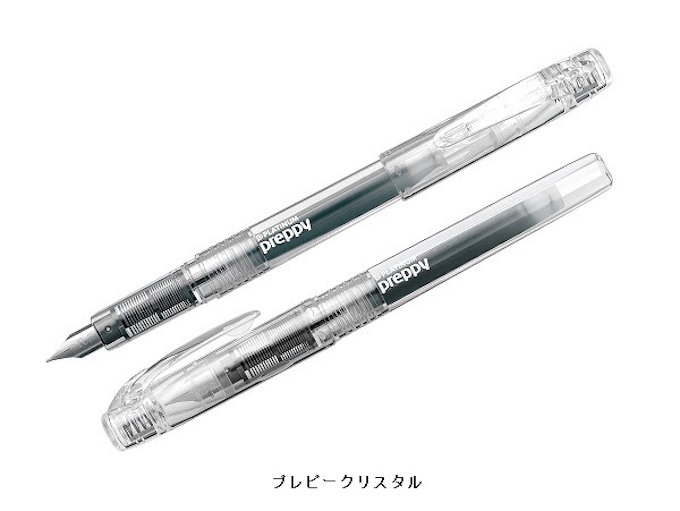 プラチナ万年筆 低価格万年筆の プレピー からインク色を愉しむ全身透明ボディ プレピークリスタル を発売 日本経済新聞
