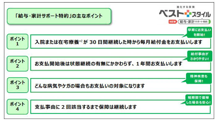 明治安田生命 給与 家計サポート特約 を発売 日本経済新聞 明治安田生命 給与 家計サポート特約 を発売 日本経済新聞
