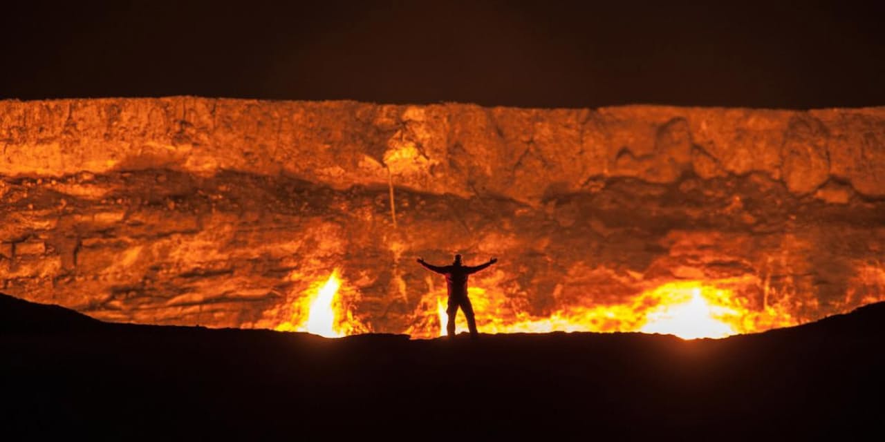 門 トルクメニスタン 之 地獄 ダルヴァザ「地獄の門」