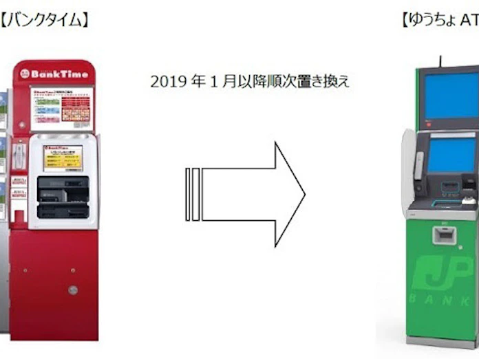 ファミリーマートとゆうちょ銀行 コンビニatm バンクタイム を ゆうちょatm へ置き換え 2019年1月以降順次 日本経済新聞