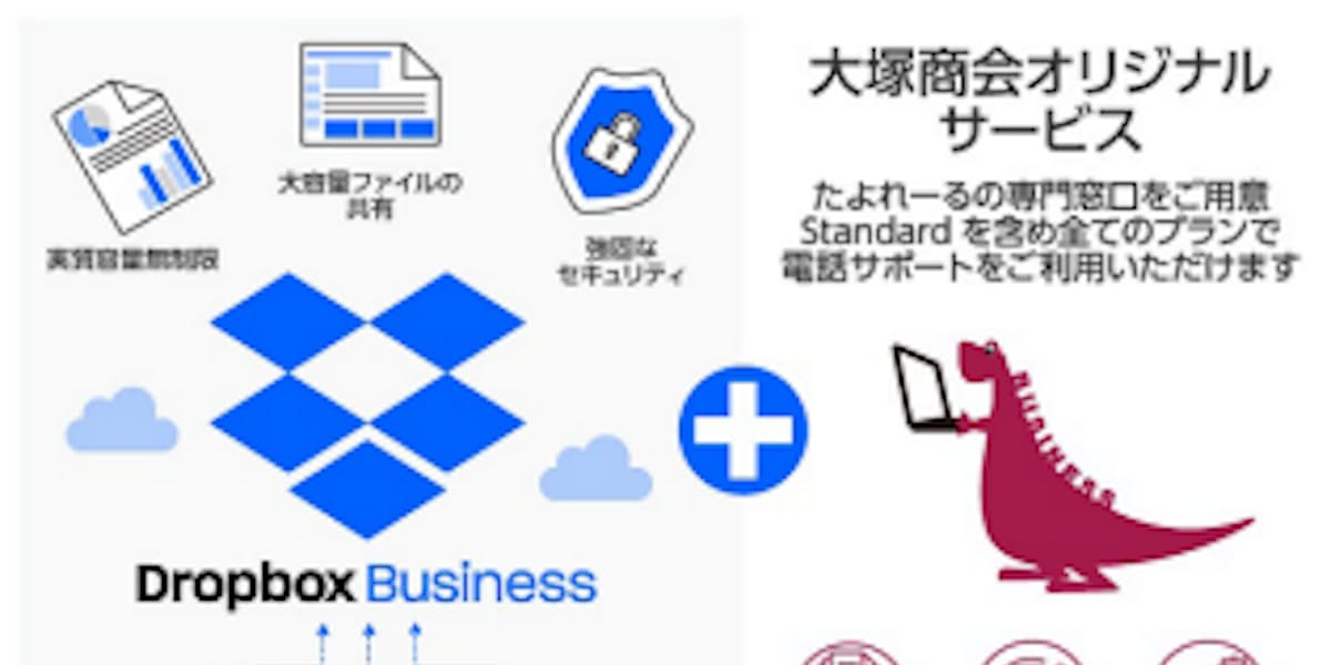 大塚商会 中堅 中小企業のクラウド導入をサポートする たよれーる Dropbox Business を提供開始 日本経済新聞