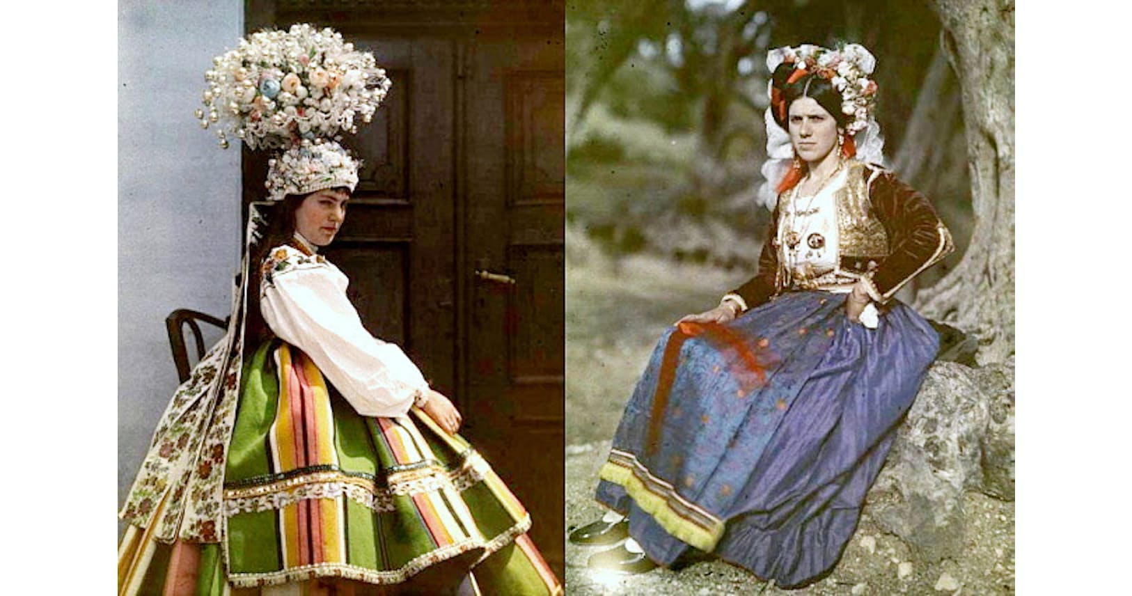 100年前は純白より多彩 世界のウエディングドレス ナショジオ Nikkei Style