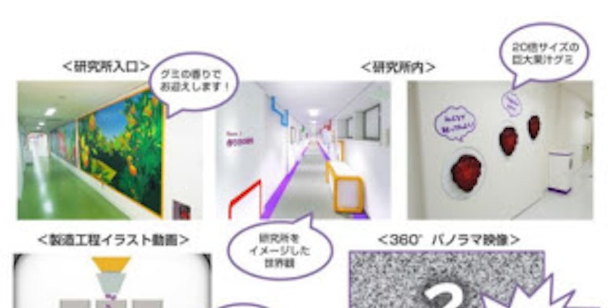 明治 工場見学施設 明治なるほどファクトリー東海 内に 果汁グミの研究所 を開設 日本経済新聞