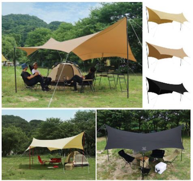 ビーズ Dod から八角形の大型タープ オクラタープ を発売 日本経済新聞