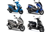 大人が乗るにふさわしいルックスや品質感を備えた125ccスクーター
