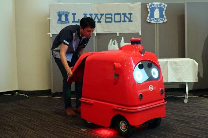 ローソンとzmp 慶応sfcで配達ロボ実験 日本経済新聞