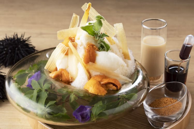 ウニやチーズで進化形かき氷 口に涼しく栄養きっちり Nikkei Style ウニやチーズで進化形かき氷 口に涼しく栄養きっちり Nikkei Style