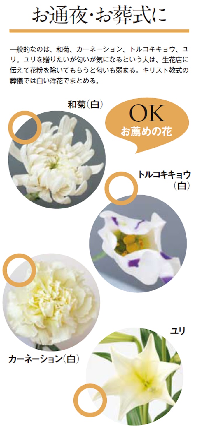 お見舞いにユリはタブー 冠婚葬祭に贈る花 日本経済新聞 お見舞いにユリはタブー 冠婚葬祭に贈る花 日本経済新聞
