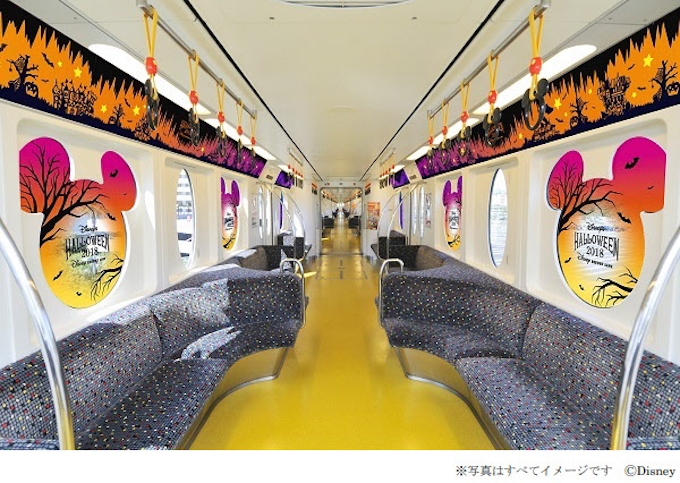 舞浜リゾートライン ディズニー ハロウィーン 開催に合わせディズニーリゾートラインでラッピング列車が運行 日本経済新聞