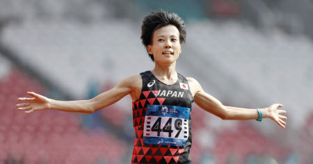 野上恵子が女子マラソン 銀 アジア大会 日本経済新聞