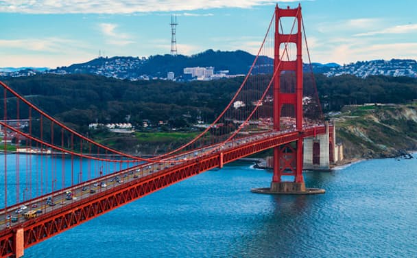 米サンフランシスコの象徴ともいわれるゴールデンゲートブリッジ