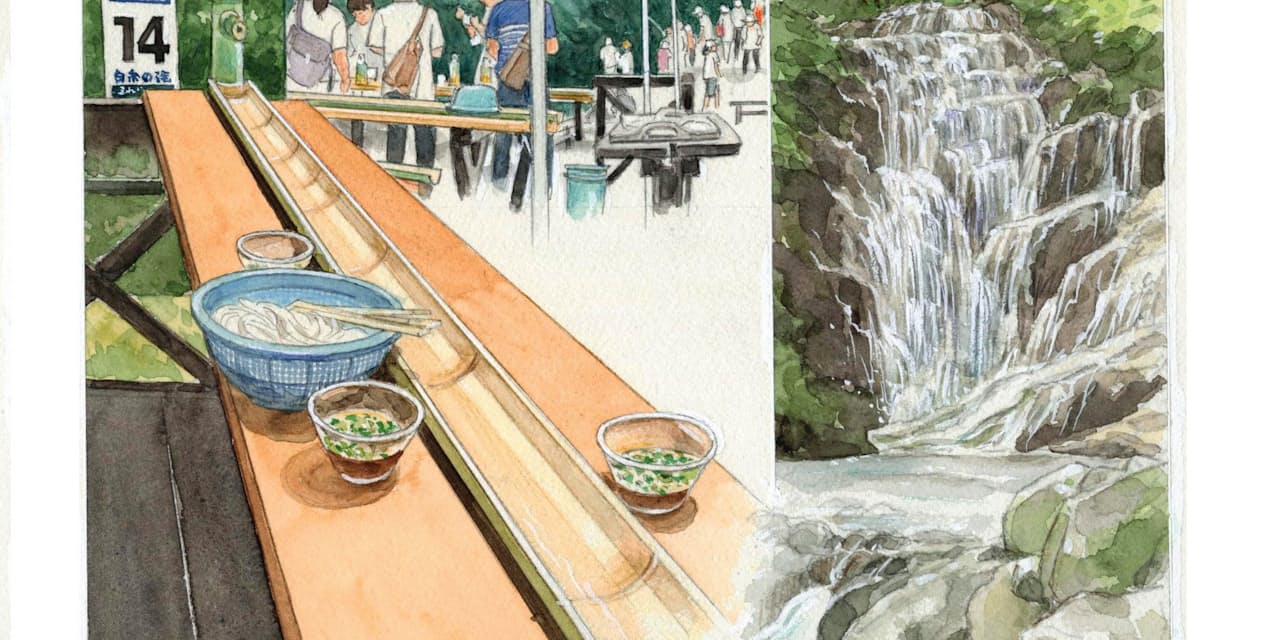 名瀑と流しそうめんで感じる涼 福岡 Nikkei Style 名瀑と流しそうめんで感じる涼 福岡 Nikkei Style