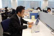 有給休暇の取得率が95%を超えているSCSKは有休取得に報奨金を出している(東京・豊洲)