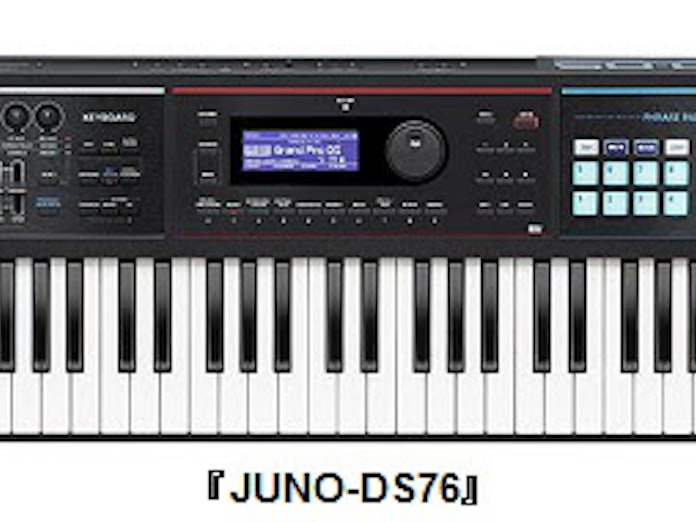 ローランド 76鍵の軽量シンセサイザー Juno Ds76 を発売 日本経済新聞 ローランド 76鍵の軽量シンセサイザー Juno Ds76 を発売 日本経済新聞