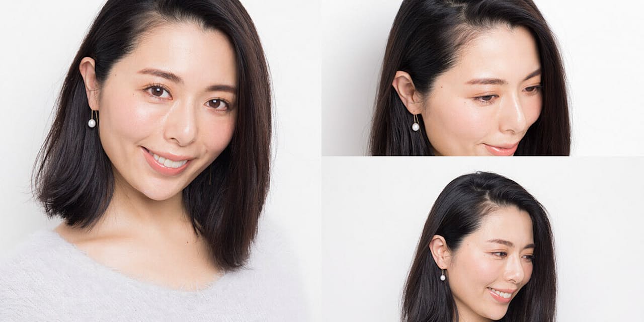 分け目の白髪やアホ毛隠す かきあげ前髪ヘア 作り方 Nikkei Style 分け目の白髪やアホ毛隠す かきあげ前髪ヘア 作り方 Nikkei Style