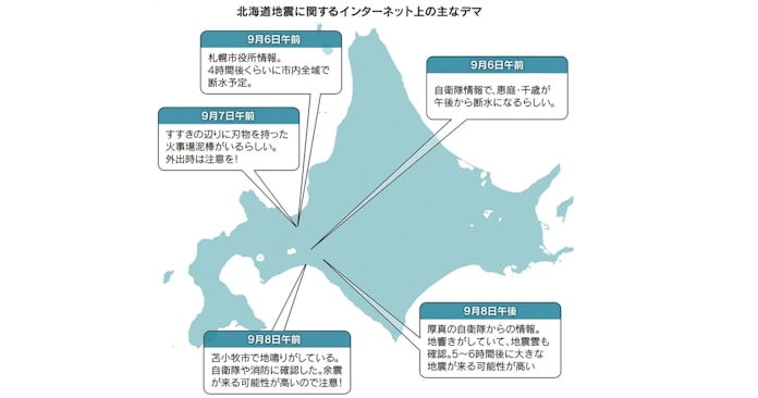 不安が育てる 災害デマ Snsで一気に拡散 日本経済新聞