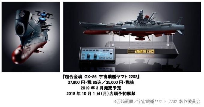 バンダイスピリッツ 塗装済完成品モデル 超合金魂 Gx 86 宇宙戦艦ヤマト 22 を発売 日本経済新聞 バンダイスピリッツ 塗装済完成品モデル 超合金魂 Gx 86 宇宙戦艦ヤマト 22 を発売 日本経済新聞