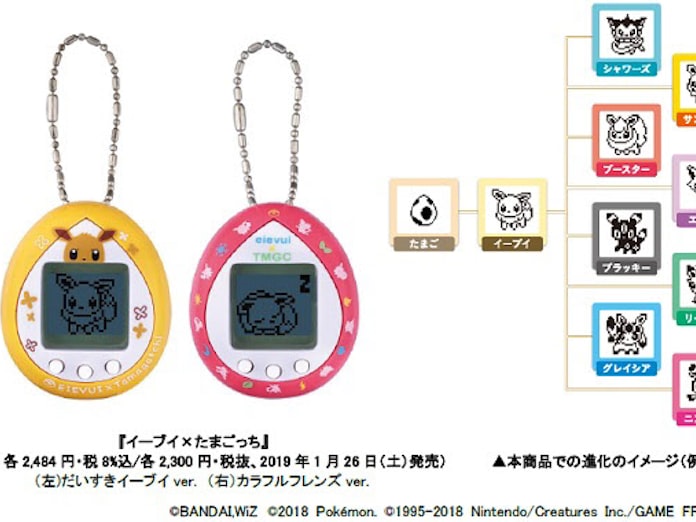 バンダイ ポケモン イーブイを育てる イーブイ たまごっち を発売 日本経済新聞 バンダイ ポケモン イーブイを育てる イーブイ たまごっち を発売 日本経済新聞