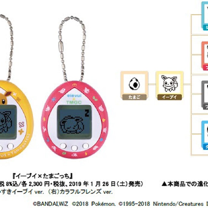 バンダイ ポケモン イーブイを育てる イーブイ たまごっち を発売 日本経済新聞 バンダイ ポケモン イーブイを育てる イーブイ たまごっち を発売 日本経済新聞