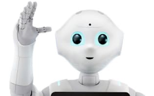 ソフトバンクロボティクスグループが販売する人型ロボット「ペッパー」。9月に立体商標として登録された