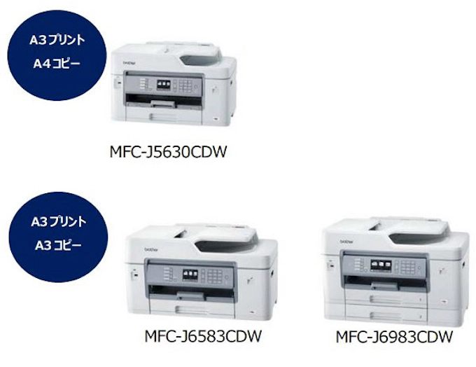 ブラザー A3ビジネスインクジェット複合機 Privio 3機種を発売 日本経済新聞