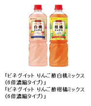 ミツカン ビネグイット りんご酢白桃ミックス 6倍濃縮タイプ など業務用商品4品を発売 日本経済新聞
