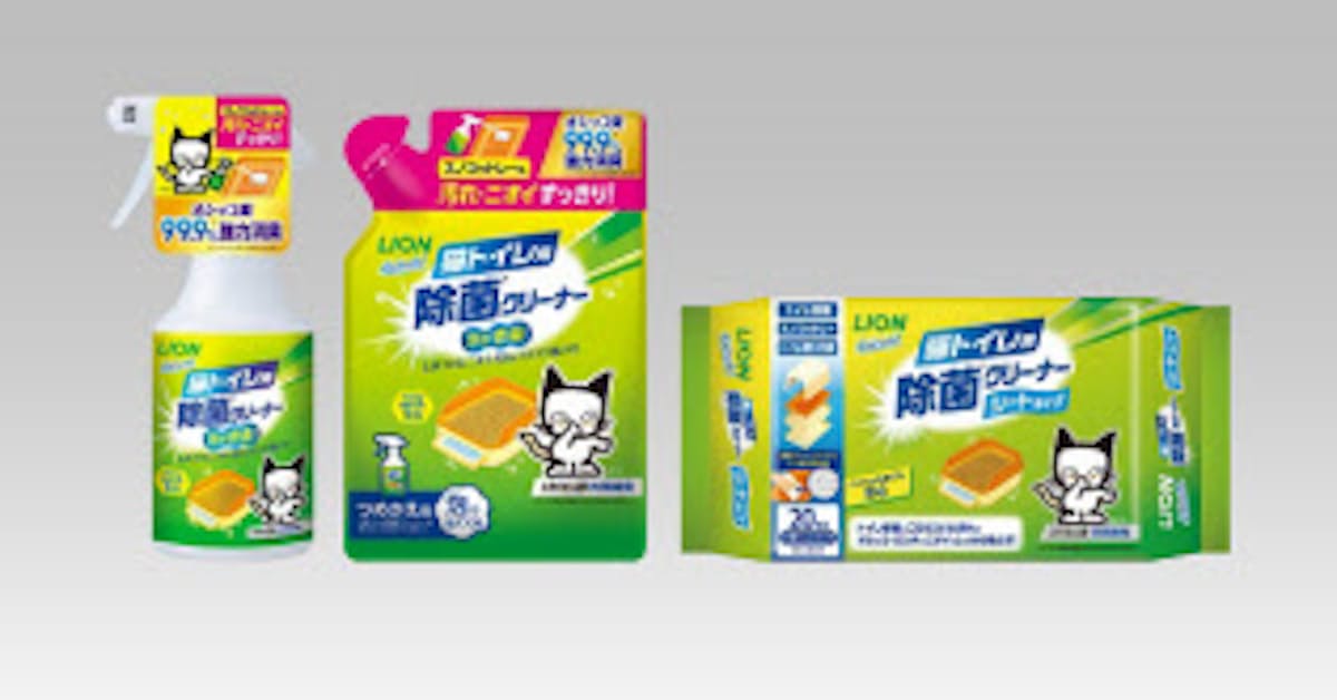 ライオン商事 シュシュット 猫トイレ用 除菌クリーナー シートタイプ を発売 日本経済新聞
