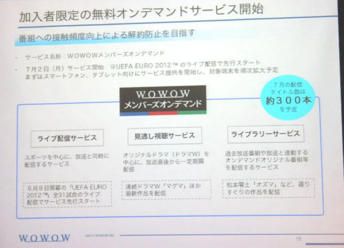 大量加入 大量解約からの脱却を推進 Wowowの和崎社長 日本経済新聞 大量加入 大量解約からの脱却を推進 Wowowの和崎社長 日本経済新聞