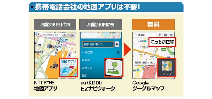 アンドロイドとiphone 地図機能はどう違う 日本経済新聞 アンドロイドとiphone 地図機能はどう違う 日本経済新聞