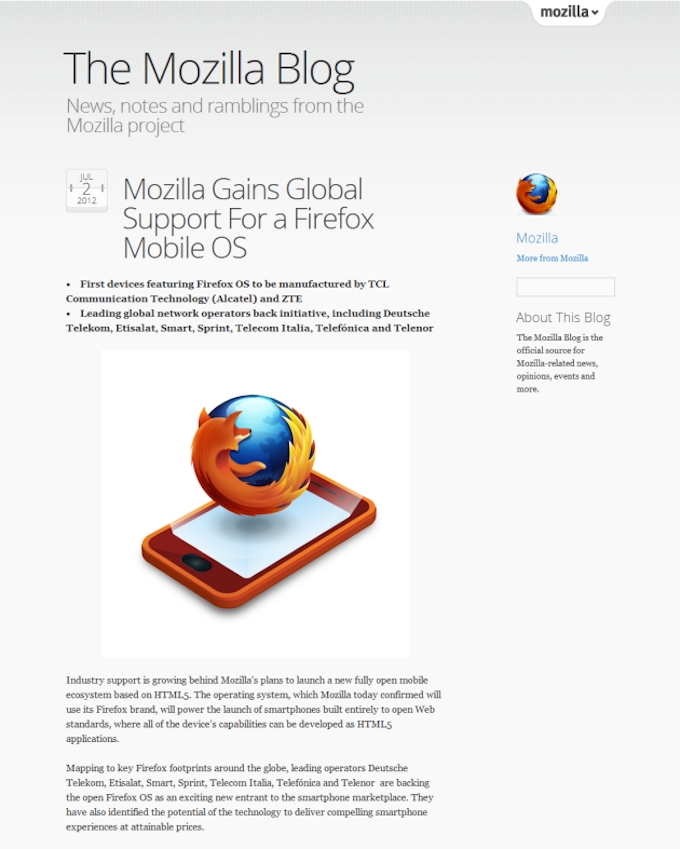 Firefox Os に名称変更 中国2社が搭載スマホを供給 日本経済新聞