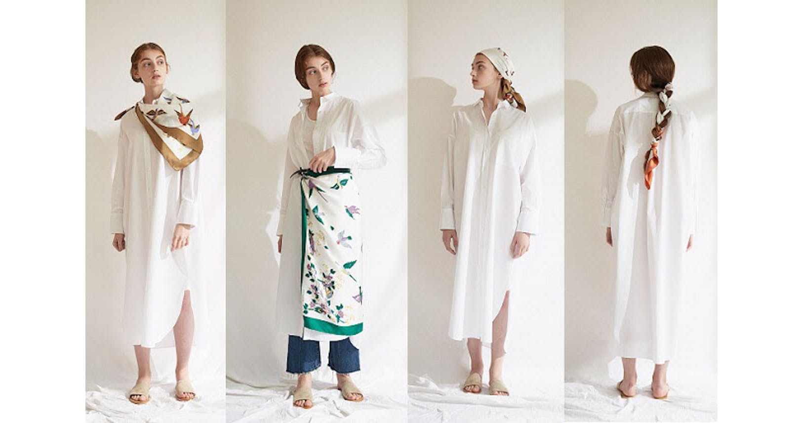 春はスカーフで時短コーデ 首 腰 髪やバッグに彩り Nikkei Style 春はスカーフで時短コーデ 首 腰 髪やバッグに彩り Nikkei Style