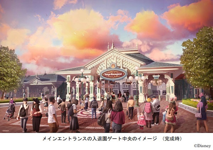 東京ディズニーランド メインエントランス西側がリニューアルオープン 日本経済新聞