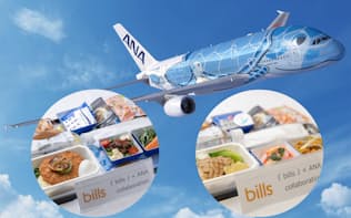 一新したANAハワイ便の機内食を紹介する。前編は人気店とコラボしたエコノミークラスの機内食だ