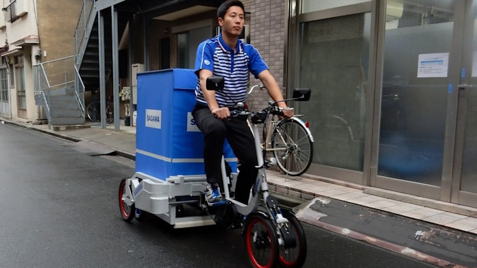 佐川急便 積み荷4倍のパワフル自転車 前輪に秘密 日本経済新聞 佐川急便 積み荷4倍のパワフル自転車 前輪に秘密 日本経済新聞