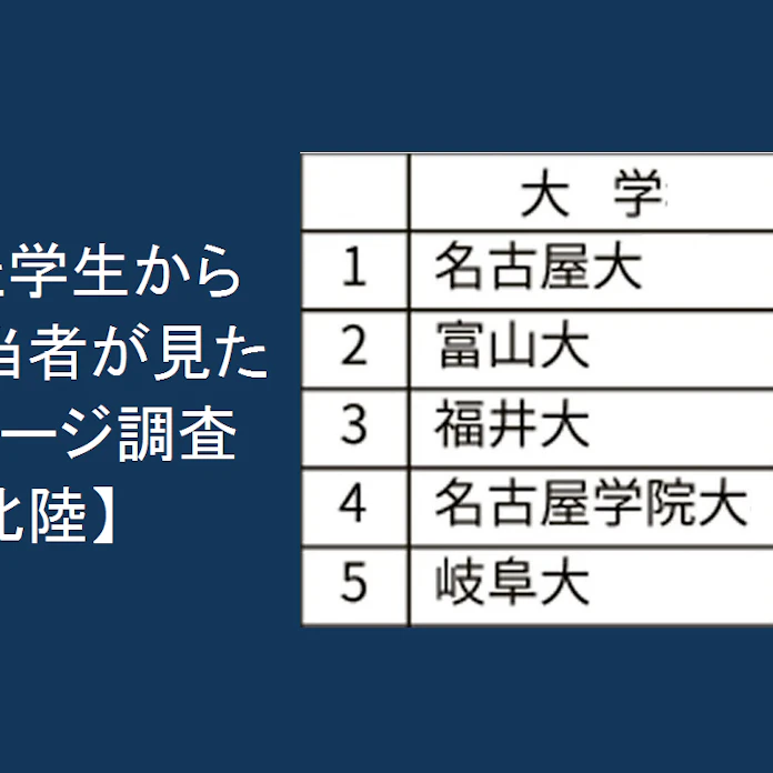 人事がみる大学イメージ 東海 北陸トップは名大 日本経済新聞