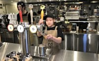 キリンビールは都内の銀座にあるクラフトビールの直営店でサブスクリプション（定額課金）サービスを始めた
