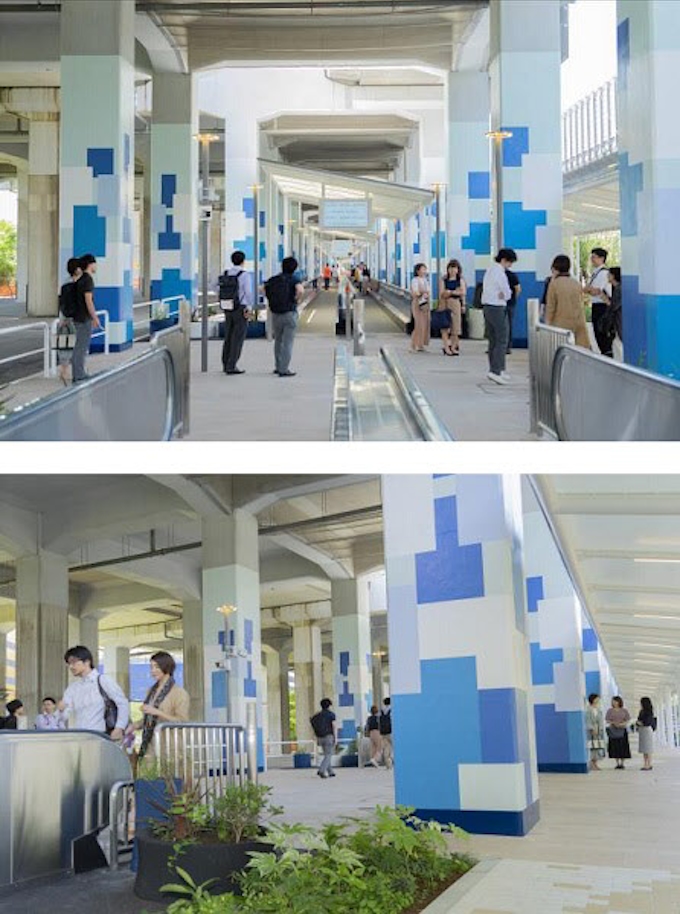 三井不動産 ららぽーと Tokyo Bay とjr南船橋駅間の誘客路に 動く 三井不動産 ららぽーと Tokyo Bay とjr南船橋駅間の誘客路に 動く