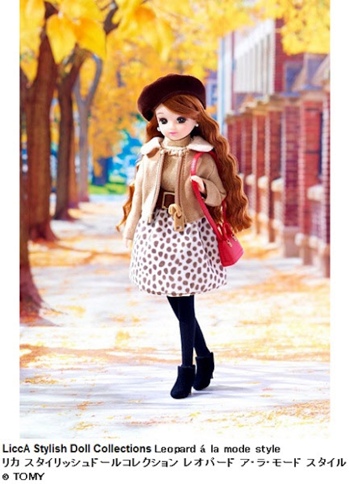 タカラトミー 着せ替え人形 リカちゃん の レオパード ア ラ モード スタイル を発売 日本経済新聞