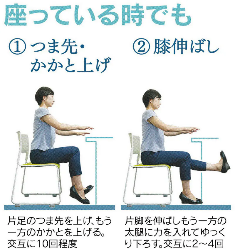 日本の職場は座り過ぎ ちょい運動で血行を改善 Nikkei Style