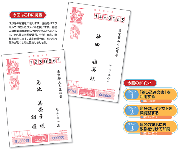 13年の年賀状 宛名印刷はエクセルを活用 日本経済新聞