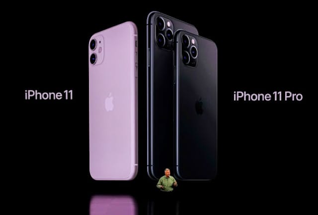 アップルは2019年9月10日（現地時間）、iPhone 11の3機種を発表した（写真：西田宗千佳、以下同）